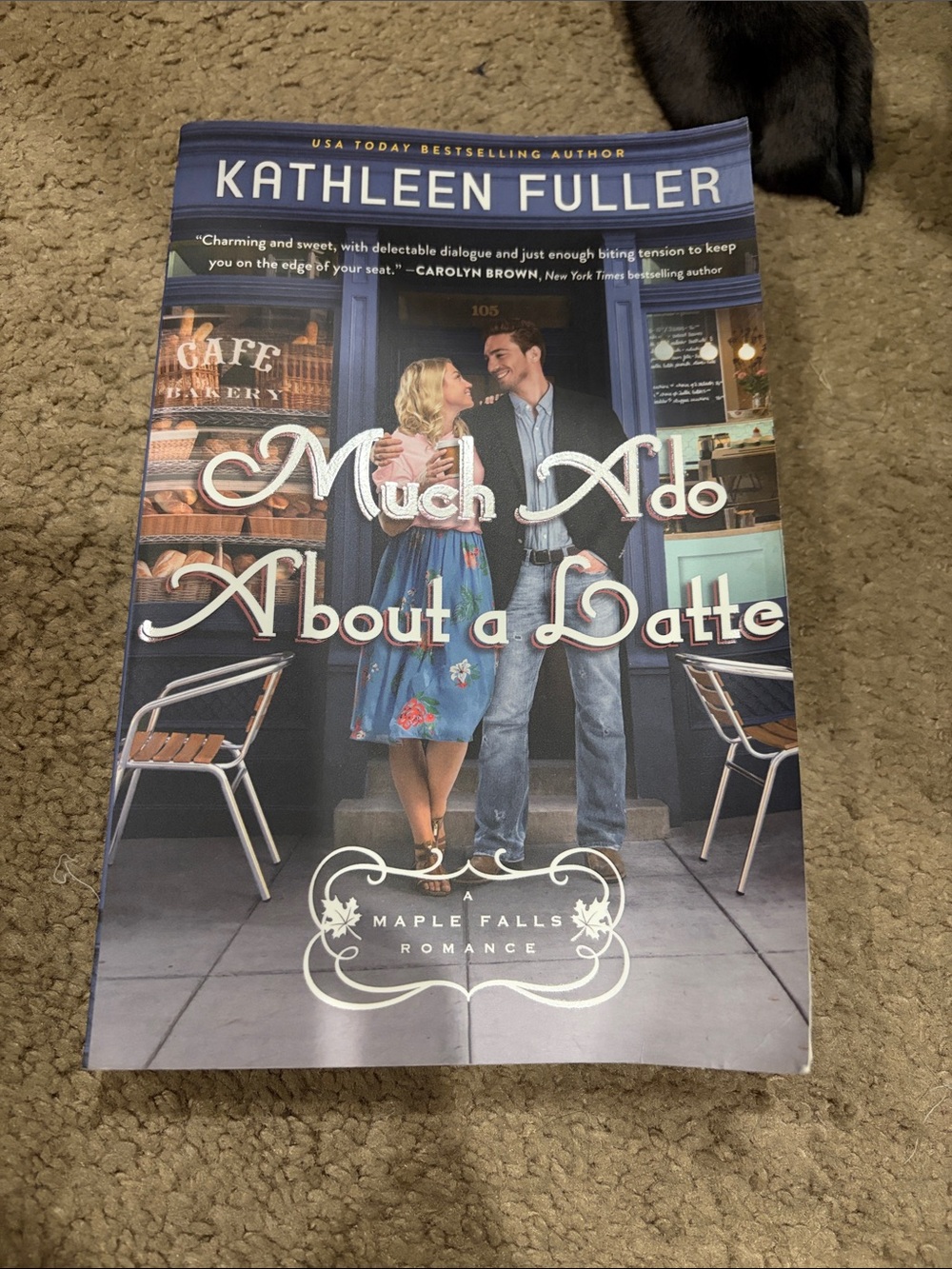 Kathleen Fuller "Much Ado About a Latte" Paperback - Blue Cover